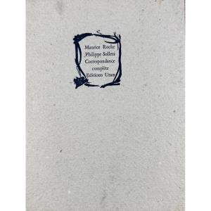 Roche & Sollers - Complete Correspondence. Paris, éditions Unes, 1986, Copy No. 13/33.