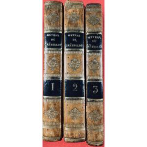 Crébillon (prosper Jolyot De) - Works. Stereotype By Herhan, 1802, Period Bindings.