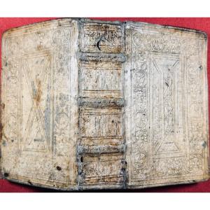 Homer - Ilias Ad Verbum Translata Dino. Solingen, Soter, 1540, Sowskin Binding.