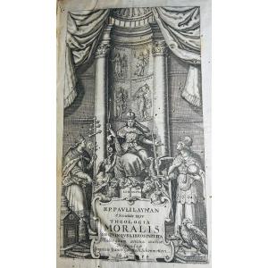 Laymann (paul) - Theologia Moralis. Mainz, Chez Schonwetter, 1654, Pigskin Binding.