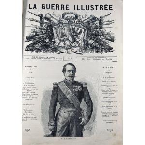 [war 1870-71] - The Illustrated War And The Siege Of Paris. Auguste Marc, 1871, Contemporary Bound