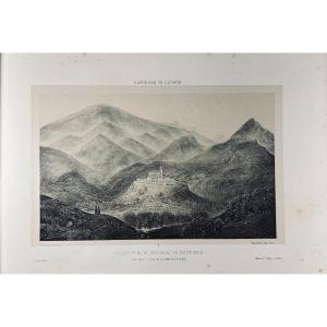 Petit (victor) - Souvenirs Of The Pyrenees. Bagnères De Luchon And Its Surroundings. Dulon, Around 1860.
