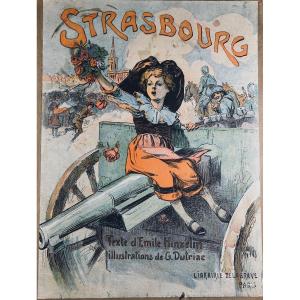 Hinzelin (émile) - Strasbourg. Delagrave, 1921, Publisher's Binding. Illustrations By Dutriac.