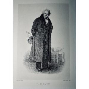 David (jules) - The Painter Louis David 1748-1825. Suite Of Eux-fortes. Victor-havard, 1882.