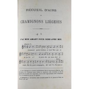 [terry (léonard), Chaumont (léopold)] - Collection Of Liège Folk Tunes. Liège, 1889.