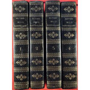 Barthélemy (j.-j.) - Works Of Barthélémy. At Belin And Bossange, 1821, Contemporary Binding.