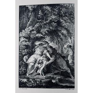 Montesquieu - Le Temple De Gnide Followed By Cephise Et l'Amour. Willem, 1879, Illustrated By Eisen.