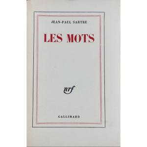 Sartre (jean-paul) - Words. Paris, Gallimard, 1964, Numbered First Edition, Fine Condition.