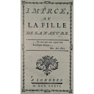 Laurens (henri-joseph) - Imircée Or The Daughter Of Nature. 1776.