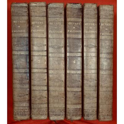 Palissot (charles) - Complete Works. Chez Collin Et Gilbert, 1809. 6 Volumes.