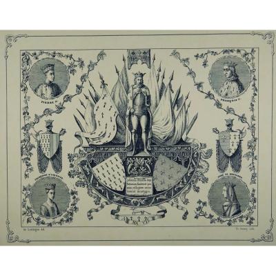 CoËtlogon - Drawings, History And Description Of The Church Of Notre-dame Du Folgoët, 1851.