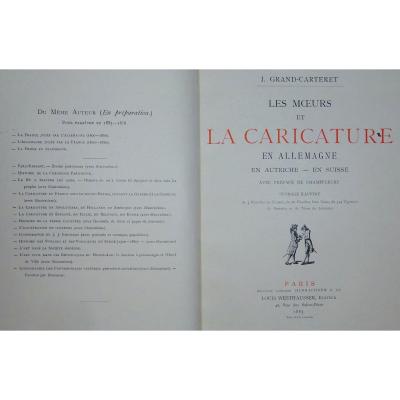 Grand-carteret - Mores And Caricature In Germany - In Austria - In Switzerland. 1885.