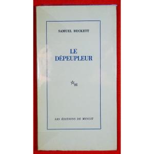 Beckett - The Depopulator. Éditions De Minuit, 1970. First Editions.