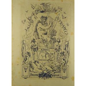 Cantel - Amours Et Priapées. Sonnets. Lampsaque (brussels), 1869. Illustrated By Félicien Rops.