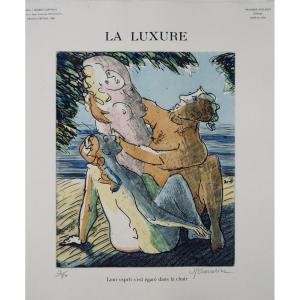 Chevalier (jean-françois) - The 7 Deadly Sins. Epinal, Imprimerie Pellerin, 1981.