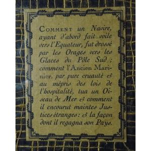 Coleridge - The Saying Of The Old Sailor. Émile-paul Frères, 1920. Illustrated By André Lhote.
