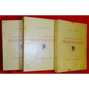 Dickens - The Posthumous Papers Of The Pickwick-club. Rameau d'Or, 1937. Illustrated By Touchet.