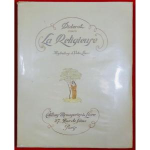 Diderot - The Nun. Éditions Messagerie Du Livre, 1943. Illustrated By Lhuer.