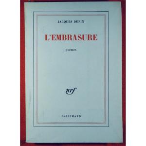 Dupin (jacques) - The Doorway. Paris, Gallimard, 1969. First Edition.