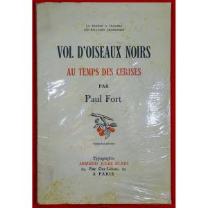 Fort - Flight Of Black Birds. In Cherry Time. Armand Jules Klein, Sent By The Author.