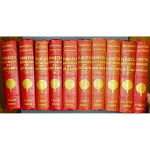 Fournier (Édouard) - Historical And Literary Varieties. Janet, 1855.