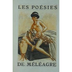 LouŸs (pierre) - The Poems Of Meleager. Society Of Bibliophile Physicians, 1926. Coysyn.