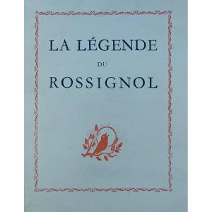 Michel - The Legend Of The Nightingale. Paris, Les Heures Claires, 1946. Illustrated By Touchet.