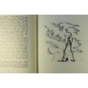 Montherlant (henry De) - The Olympics. Sapienta, 1947. Illustrated With Chisels By Eliane Beaupuy.