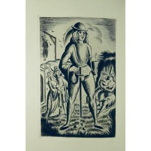 Villon (françois) - The Works. Paris, Crès Et Cie, 1929, Illustrated By Constant Le Breton.