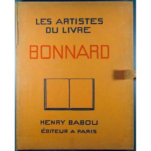 Roger-marx - Pierre Bonnard. Babou, 1931. Numbered Copy With A Bonnard Lithograph.