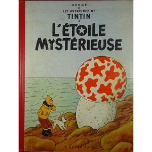 Hergé - The Adventures Of Tintin. The Mysterious Star. Tournai, Casterman, 1956, Spine B23.
