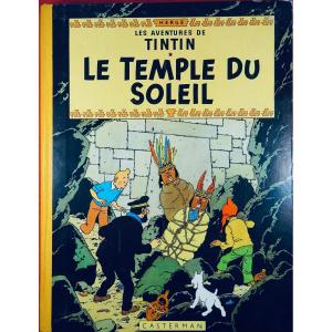 Hergé - The Adventures Of Tintin. The Temple Of The Sun. Tournai, Casterman, 1963, Back B30.