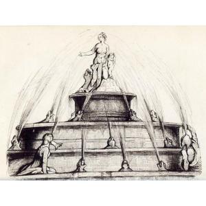 Anonymous (frédéric Bernard?) - Versailles - Copy Extra-illustrated With 12 Drawings
