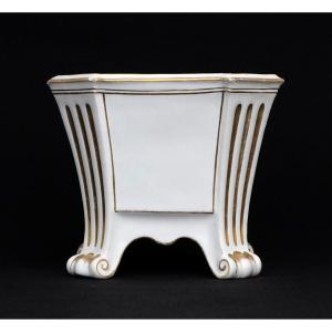 Lunéville Or Saint-clément (lorraine), Bulb Pot (called "caisse à Oignons"), Circa 1780-90