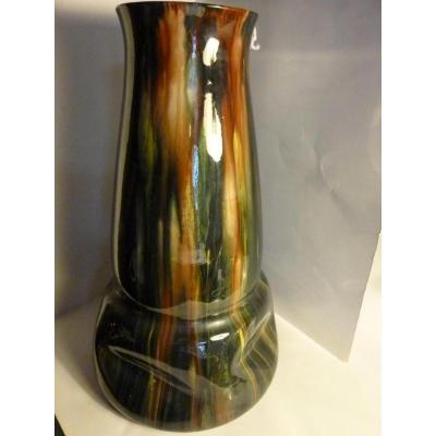 Ceramic Vase Clement Massier (1845-1917)