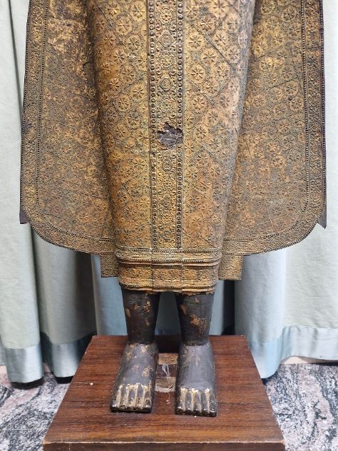 Buddha in bronzo dorato alt 167-photo-3