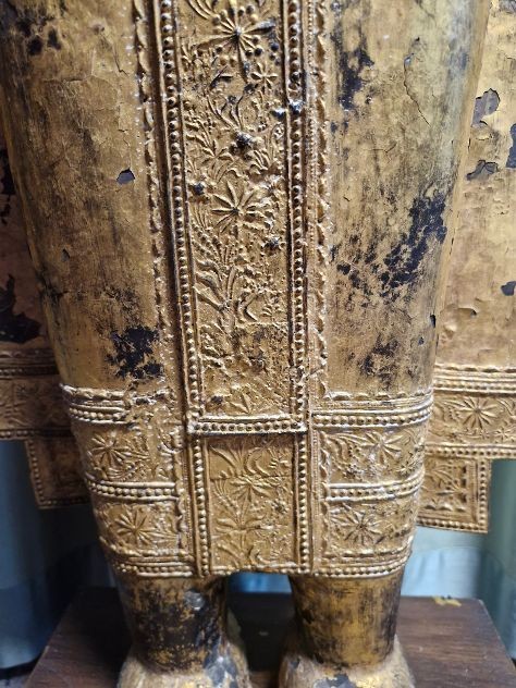 Buddha in bronzo dorato alt 157-photo-3