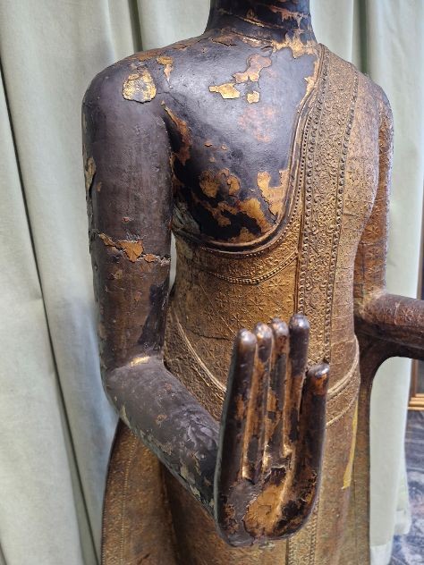 Buddha in bronzo dorato alt 157-photo-1