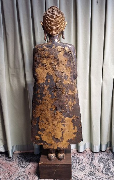 Buddha in bronzo dorato alt 157-photo-6