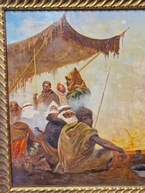 Paesaggio orientalista I dipinti sono in coppia, vengono venduti insieme,  prezzo per entrambi-photo-3