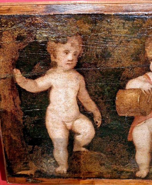 BANBINI CHE GIOCANO ( pittura veneta 1500)-photo-3