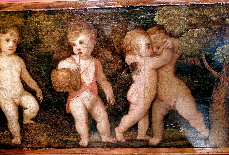 BANBINI CHE GIOCANO ( pittura veneta 1500)-photo-1
