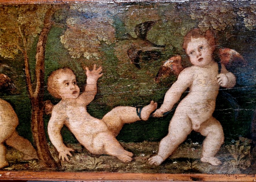 BANBINI CHE GIOCANO ( pittura veneta 1500)-photo-3