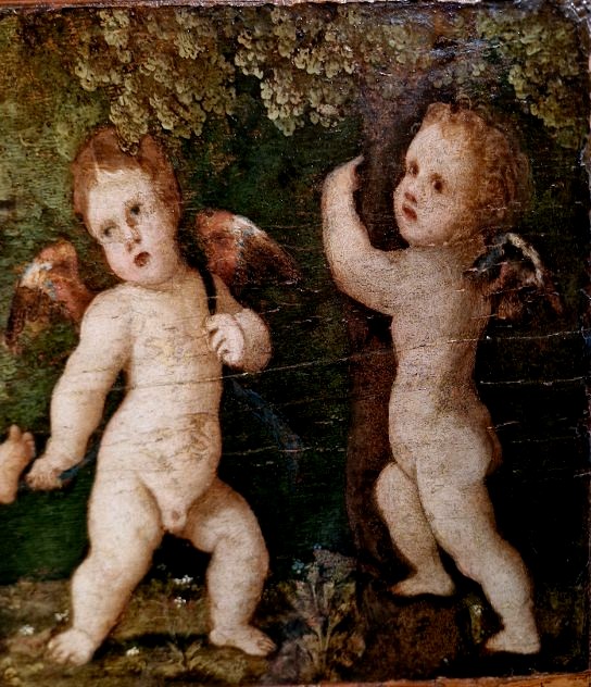 BANBINI CHE GIOCANO ( pittura veneta 1500)-photo-4