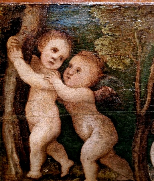 BANBINI CHE GIOCANO ( pittura veneta 1500)-photo-5