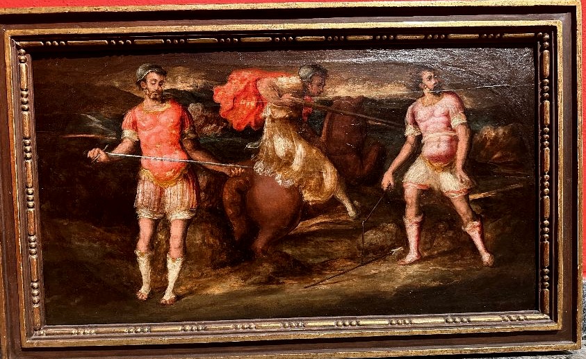3 cavalieri  maestro toscano 1500