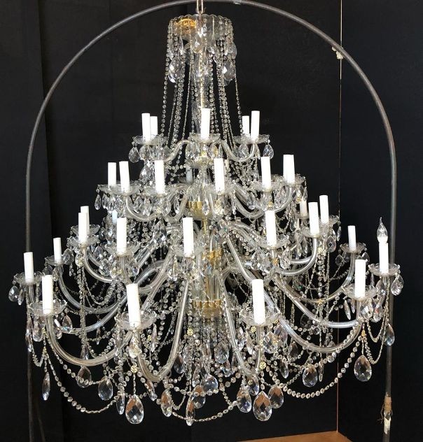 lampadario Boemia 160x160  con certificati