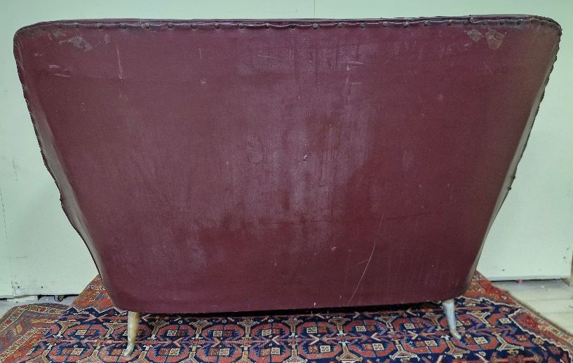 DIVANETTO ANNI 1940 PRODUZIONE I.S.A BERGAMO ( GIO PONTI ?)-photo-6