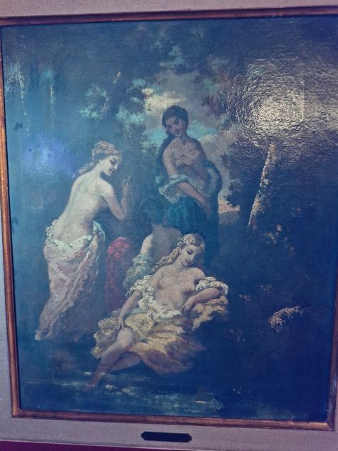 NARCISSE DIAZ DE LA PENA FRANCIA 1808-1876 DONNA AL BAGNO-photo-6