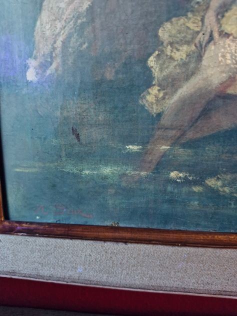 NARCISSE DIAZ DE LA PENA FRANCIA 1808-1876 DONNA AL BAGNO-photo-7